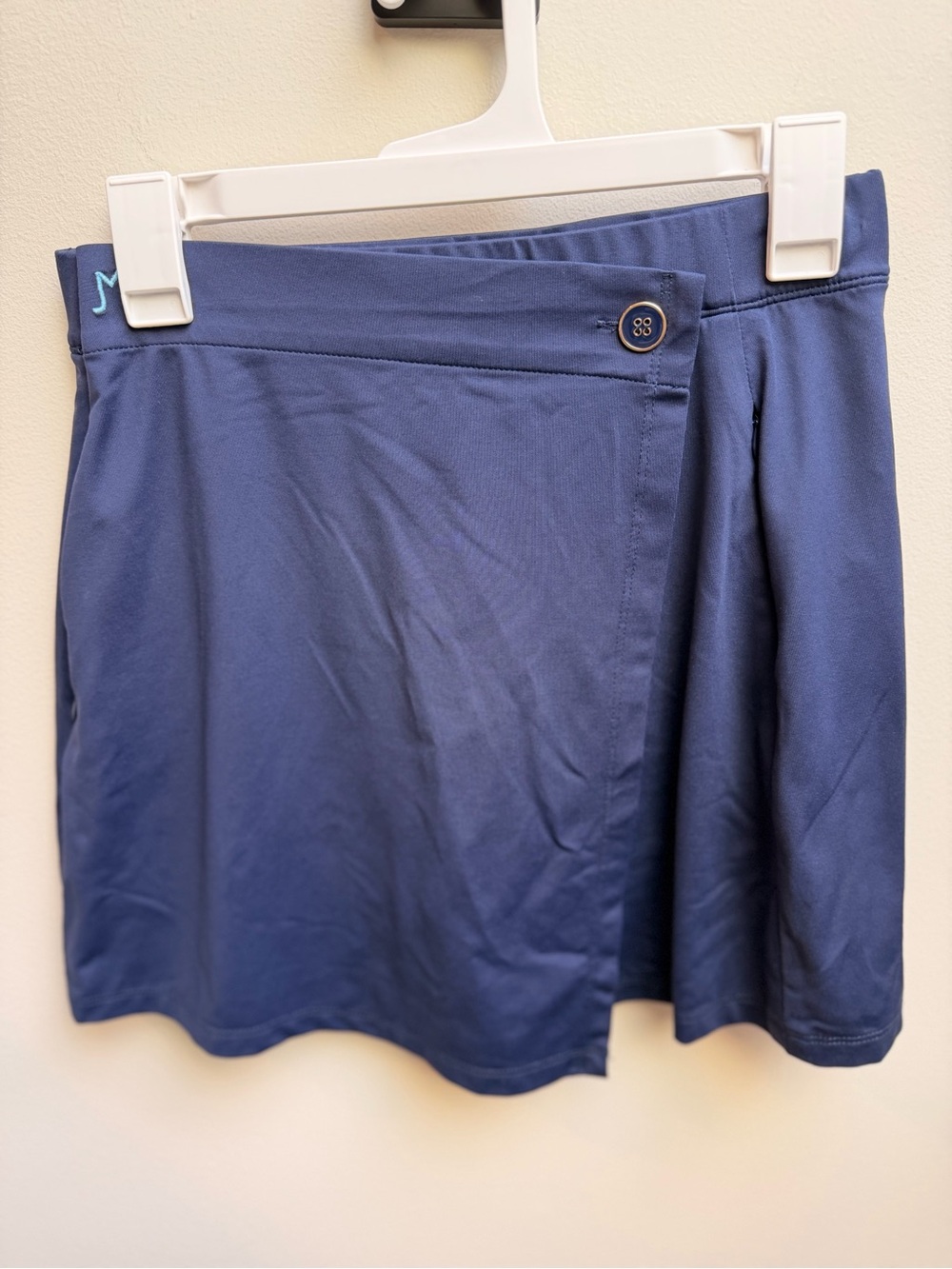 J McLaughlin Aster Skort Navy Blue Faux Wrap Athletic Tennis Golf XS